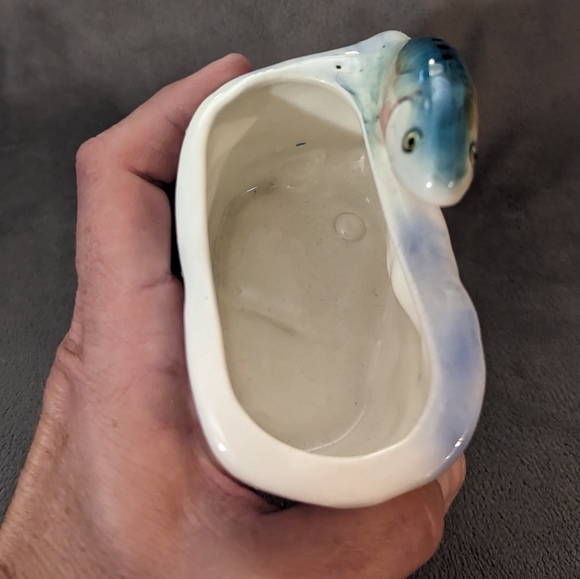 Vintage Hand Decorated Shafford Fish Figurine Planter made in Japan - Picture 7 of 8